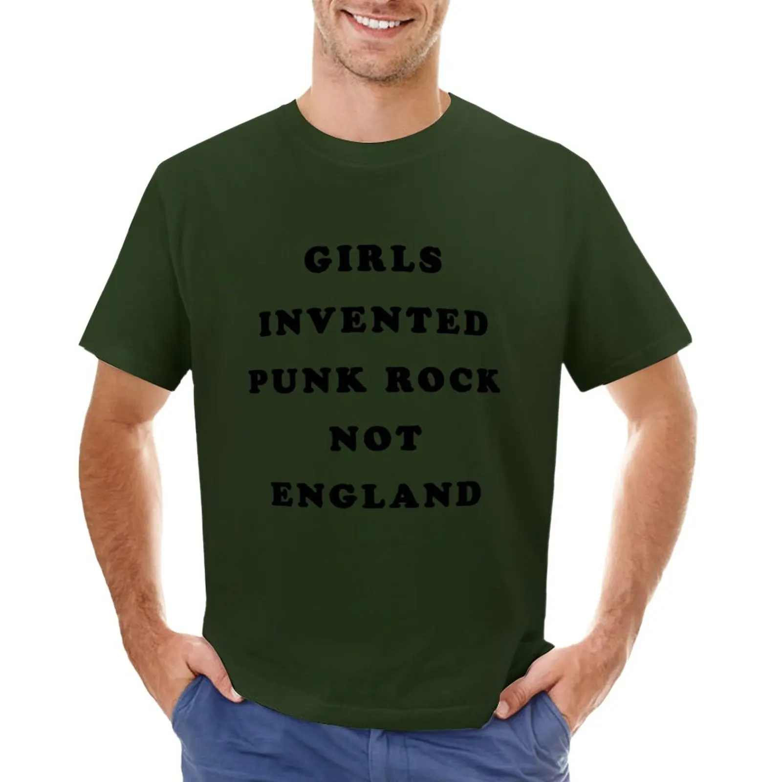 GIRLS INVENTED PUNK ROCK T-Shirt quick drying funnys aesthetic clothes graphics mens t shirts