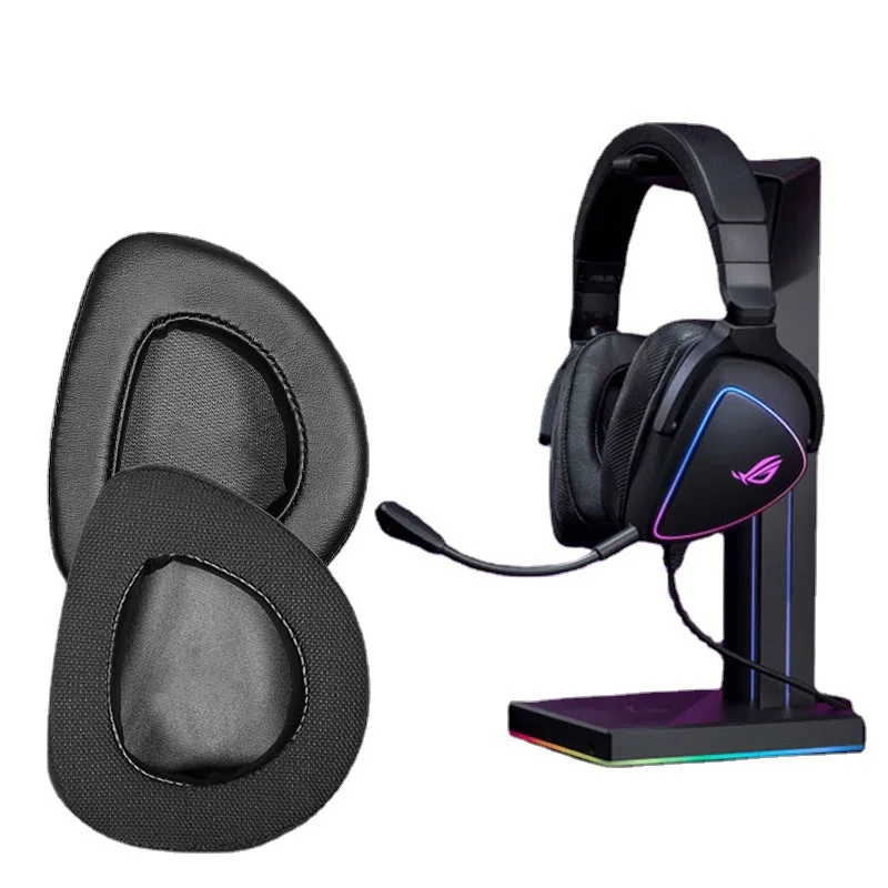 Soft Sponge Ear Pads Replacement Cushion Covers Compatible With ASUS ROG Delta Over‑Ear Gaming Headset Spare Earpads