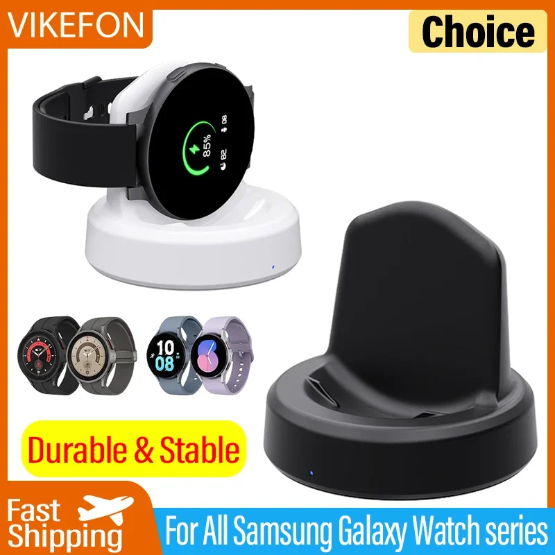 Magnetic Watch Wireless Charger Portable USB Cable Fast Charging Dock Station For Samsung Galaxy Watch 8 7 6 5pro 5 4 3 Active 2