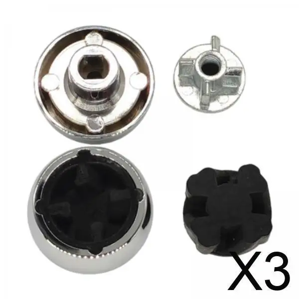 

3x Food Processor Drive Socket, Kitchen Appliance Connector, Multi-Function for Juicers, Ice Crushers