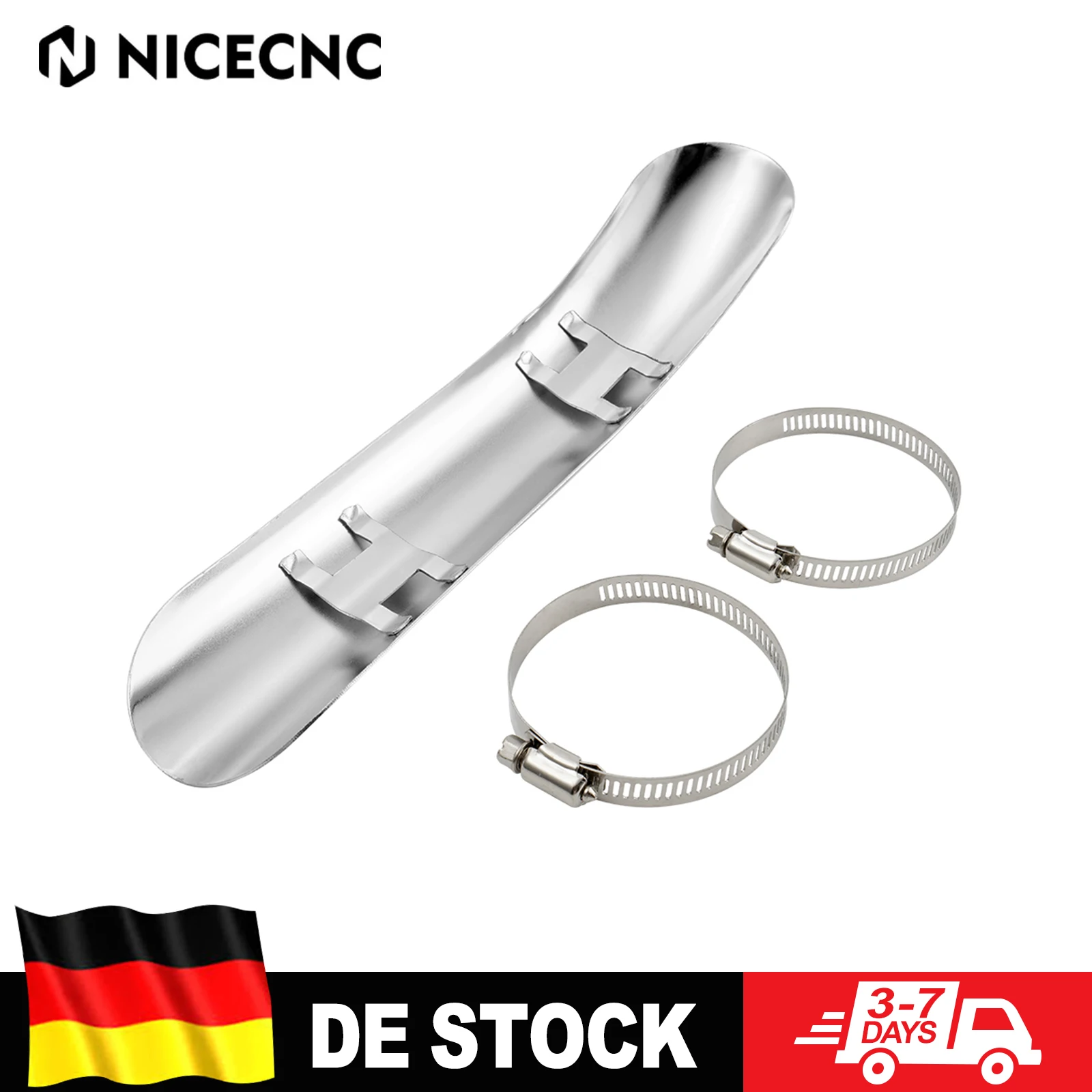 Universeller Hitzeschutz für Honda VTX1300 VTX1800 VT600 Shadow 1100 Sabre Spirit Aero 750 VT750C VT750C2 VT750DC Auspuff-Kopfrohr