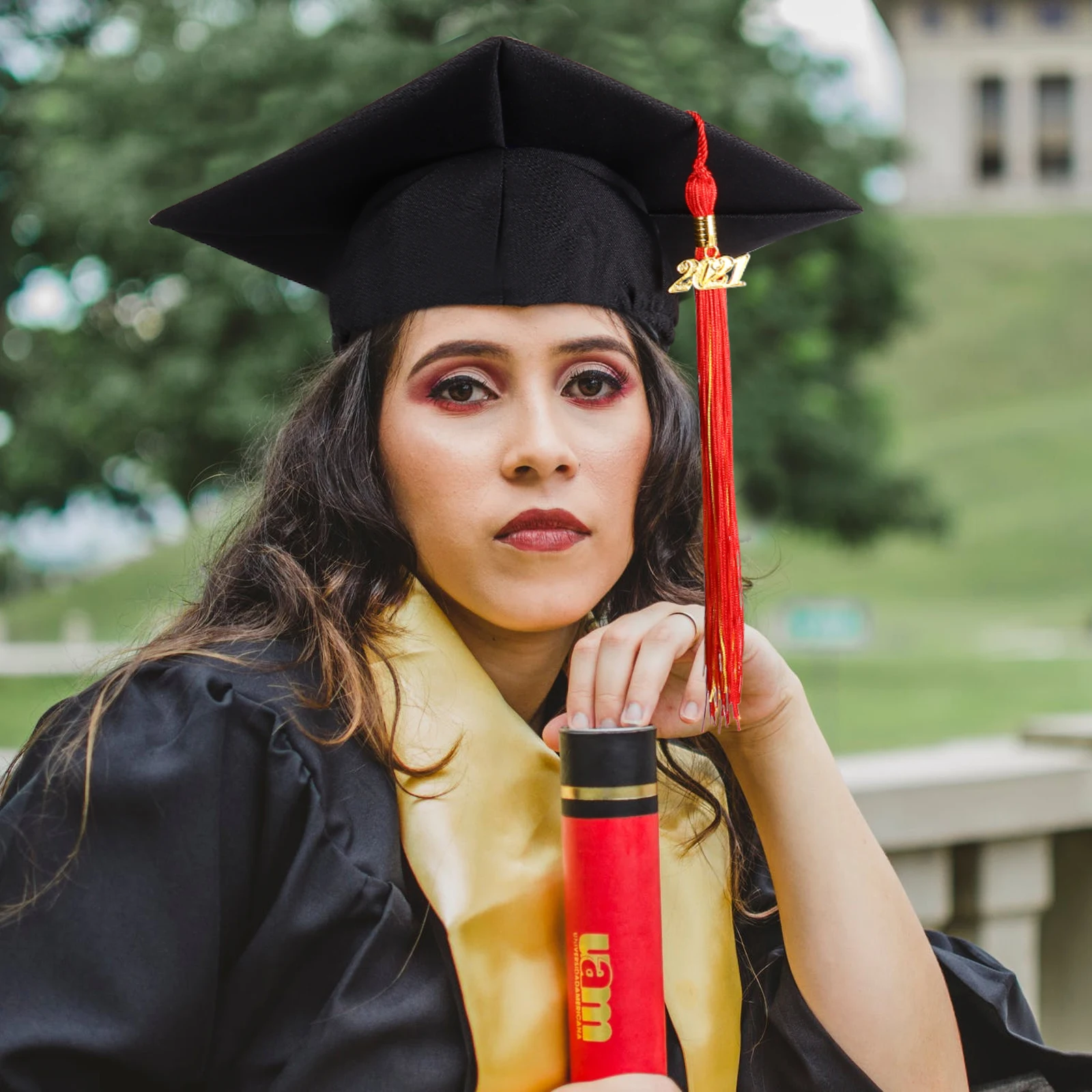 

Degree Top Hat Has Graduation Adult Trencher Cap Photo Bachelor's Woven with Tassel Meaningful Child