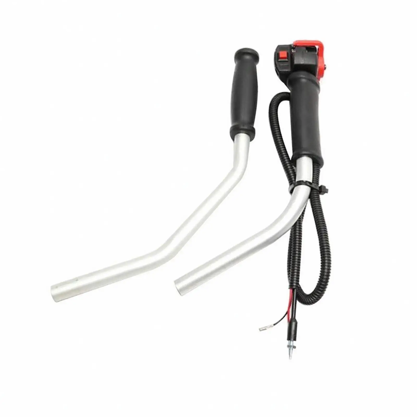 Brush Mower Throttle Switch Handle Replacement for Gas Trimmer with on Stop Control Lever and Insulated Cable