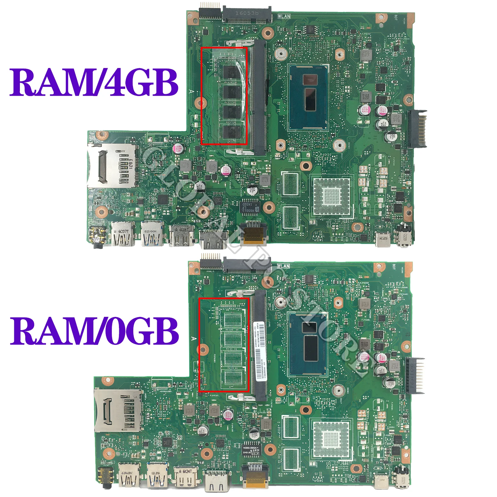 Notebook X540L Mainboard For ASUS VivoBook X540LA A540LA F540LA K540LA R540LA X540LJ Laptop Motherboard i3 i5 i7 0G/4G/RAM UMA