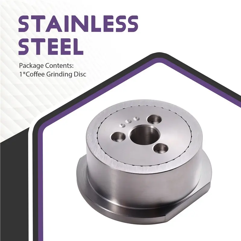 

Stainless Steel Coffee Grinding Disc 48Mm For Bean Grinder Cone Disc Grinding Applicable-ABRO