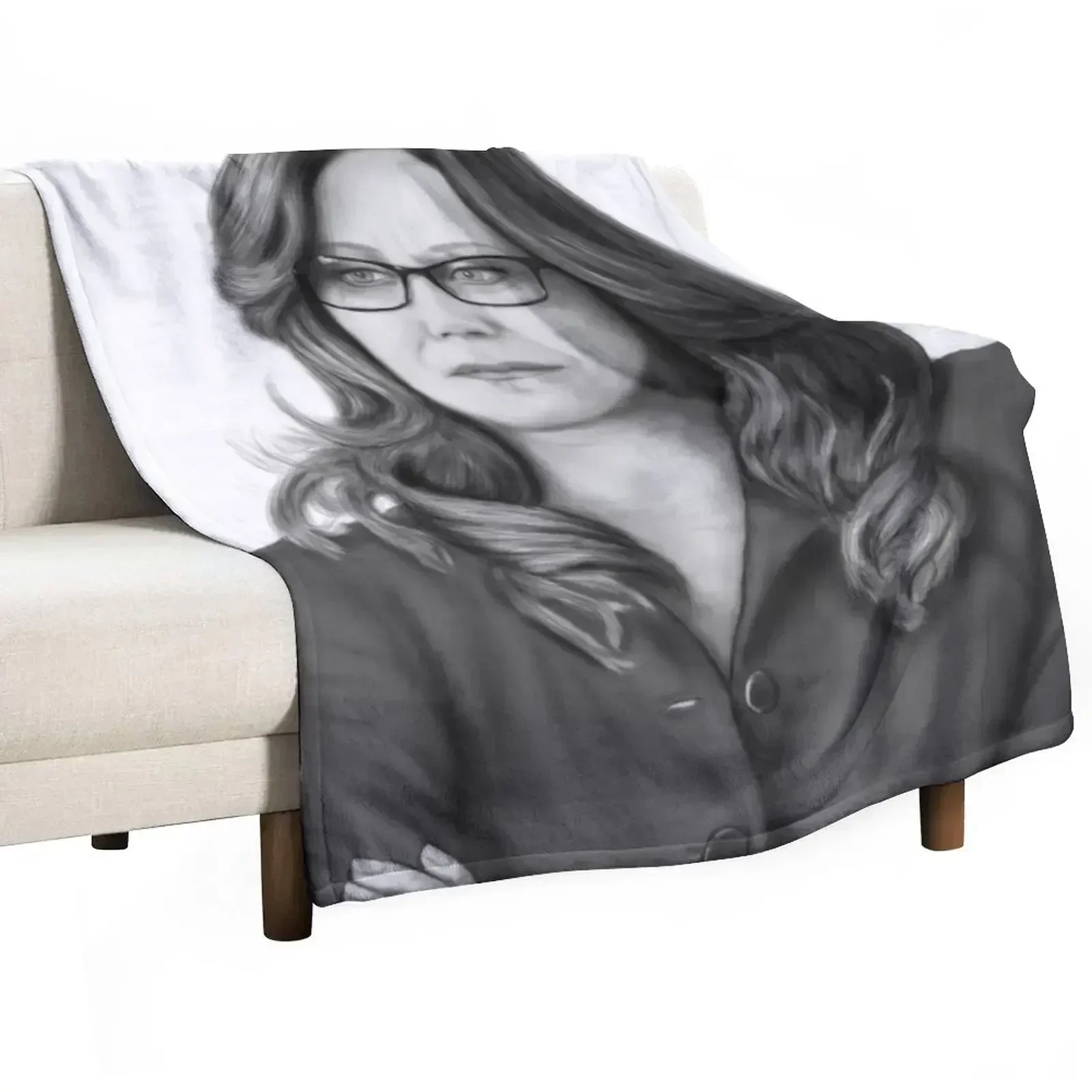 Sharon Raydor - Thoughtful Throw Blanket Single Summer Beddings Quilt Fashion Sofas Blankets