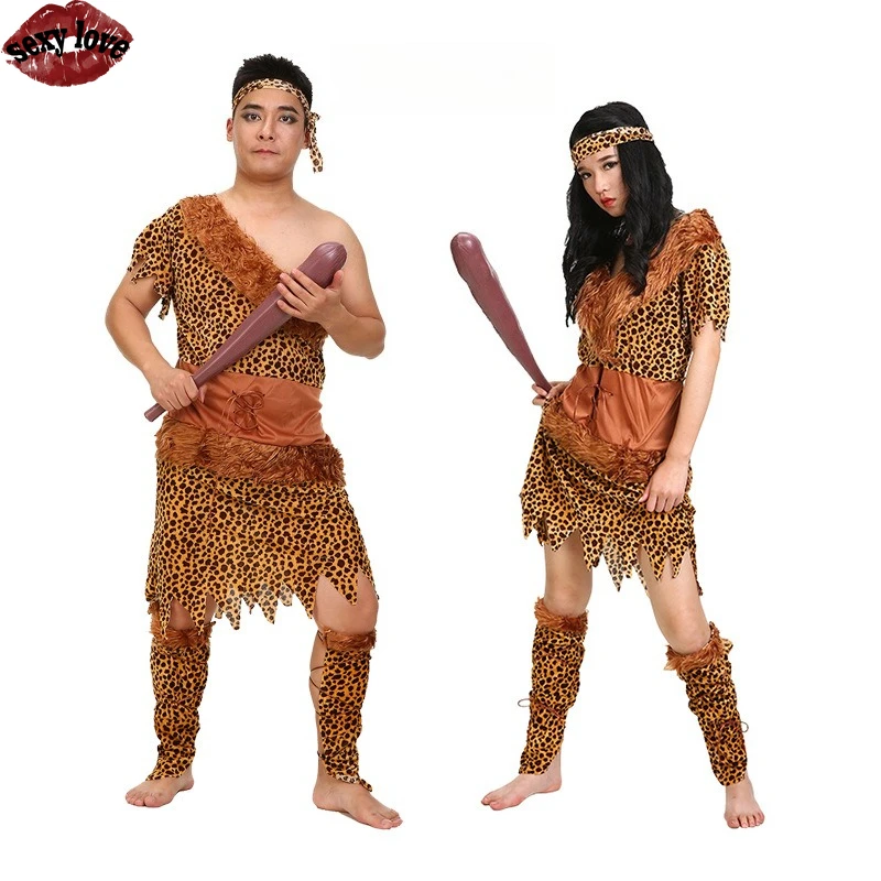 Cosplay halloween homem selvagem traje, primitivo homem selvagem traje, baile de máscaras, traje de festa de férias aluguel uma namorada