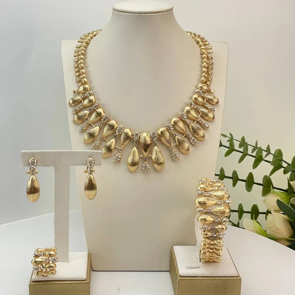 Yuminglai Classic Design Costume Jewelry African Fashion Jewelry for Women FHK29978