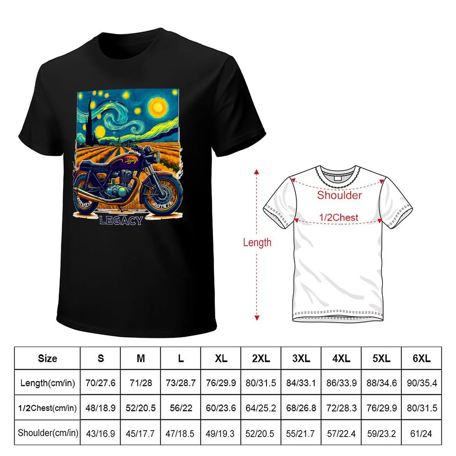 Starry Ride T-Shirt Casual Street Style Short Sleeve Tee