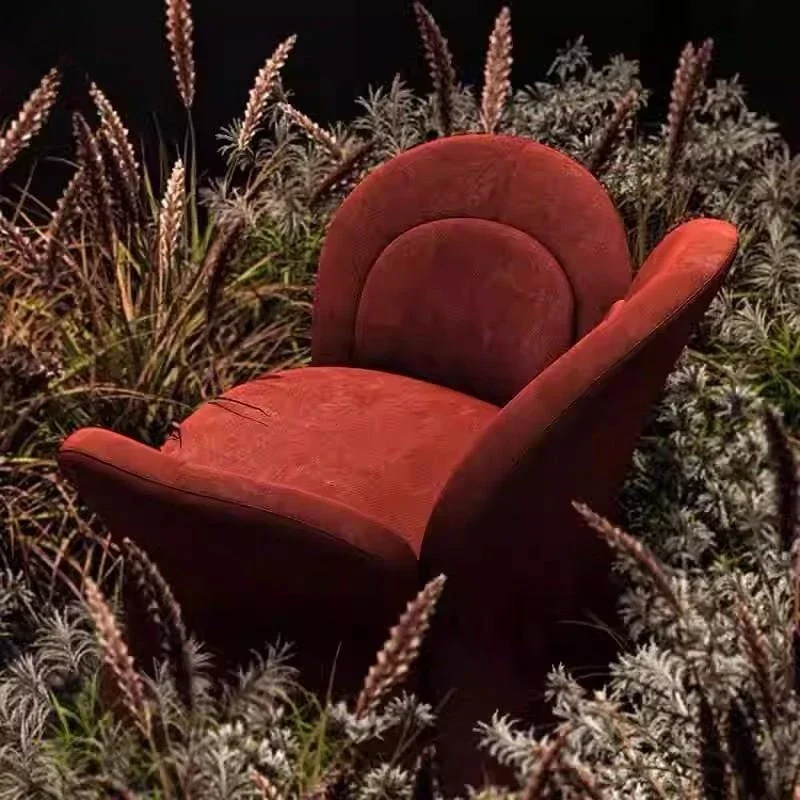 Creative Flower Sofa Chair Designer Italian Art Single Chair Modern Personality Single Chair