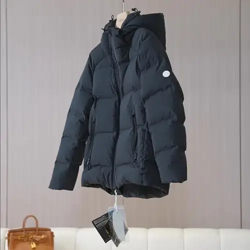 백오리털 다운 재킷 여성용 겨울 백오리털 후드 백오리털 다운 재킷 패딩 재킷 다운 재킷 패딩 재킷 백오리털 다운 재킷 