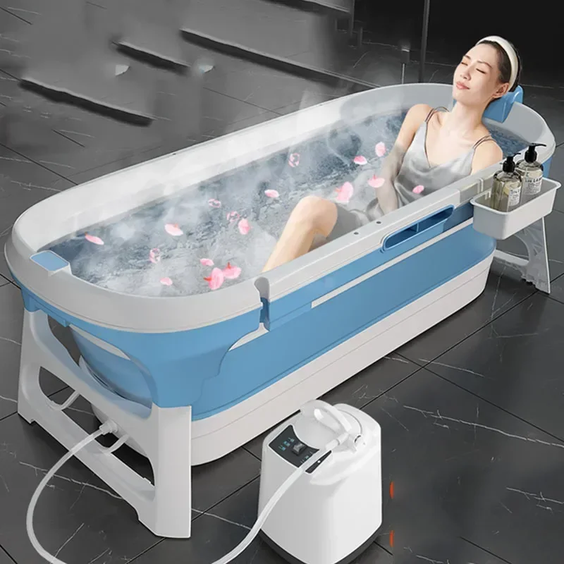 Folding Adult Portable Bathtub Swimming Pool Foldable Baby Bathtub Jacuzzi Inflatable Spa Ducha Portatil Products Bath XY50PB