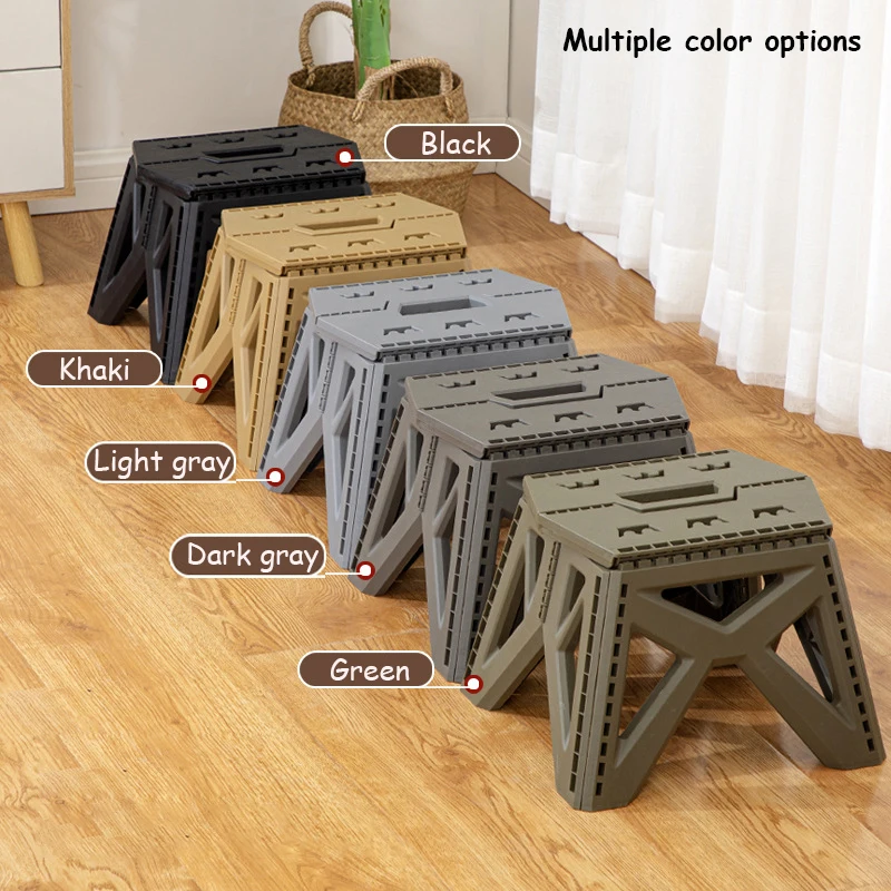 Outdoor small stool portable folding stool high load bearing durable small chair fishing stool beach stool camping stool