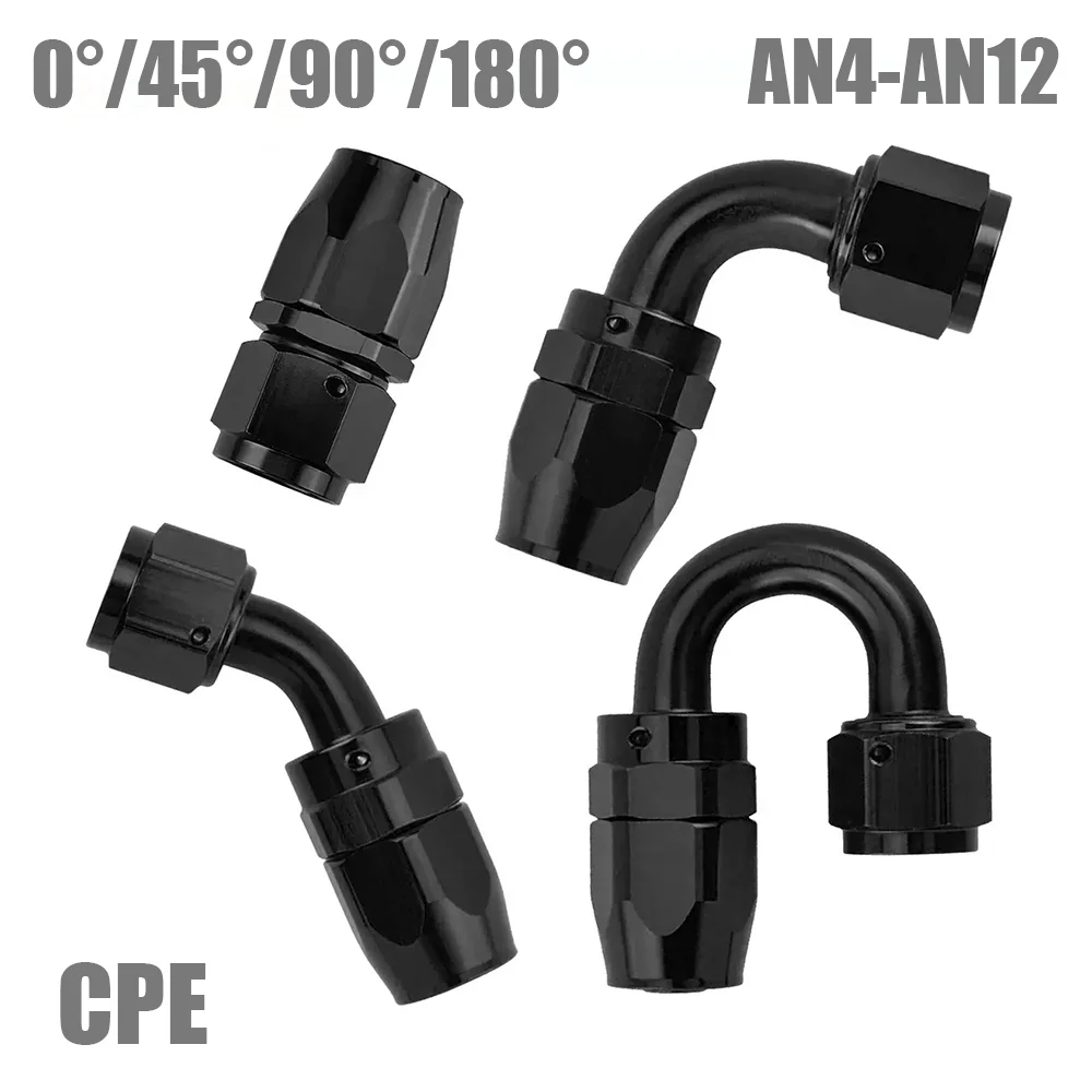 

Automotive oil cooler modification AN4AN6AN8AN10AN12 steel wire nylon oil pipe black aluminum joint braided oil pipe split type