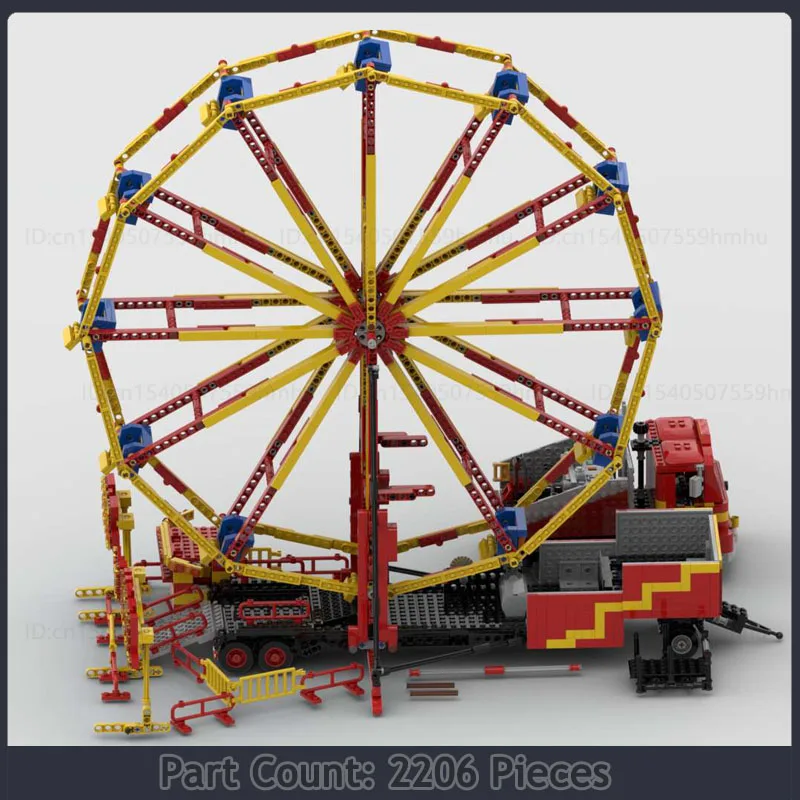 Sports GBC Module Fairground Ferris Wheel Moc Building Blocks Creative Model Technology Bricks DIY Assembly Puzzle Toys Gifts