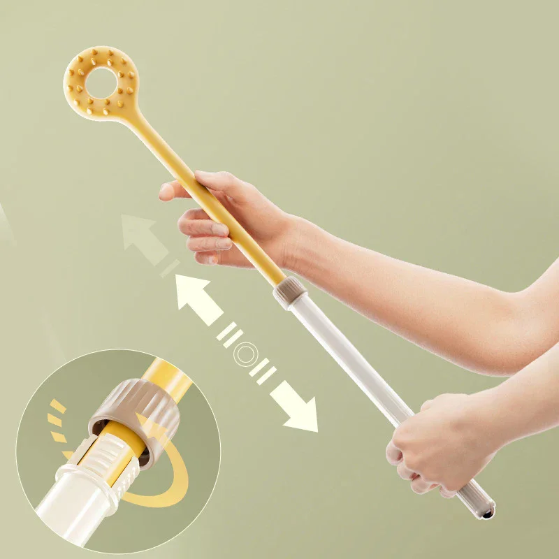 Double Sided Teeth Itchy Scratch Portable Scratcher Magnetic Ball Telescopic Scalable Scratch Back Scratch Tool Point Massage
