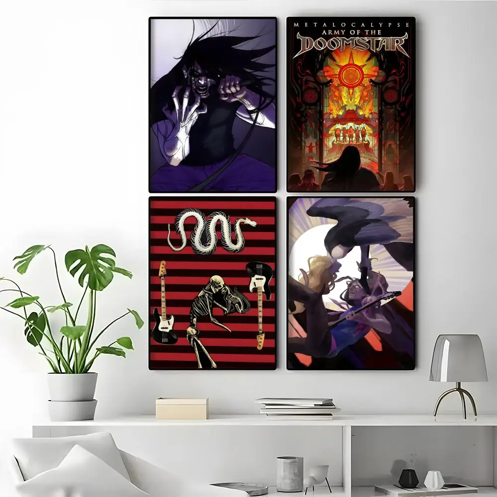 M-M-Metalocalypse Poster HD Durable PVC Wall Art - Waterproof Thickened For Home Hotel Bedroom