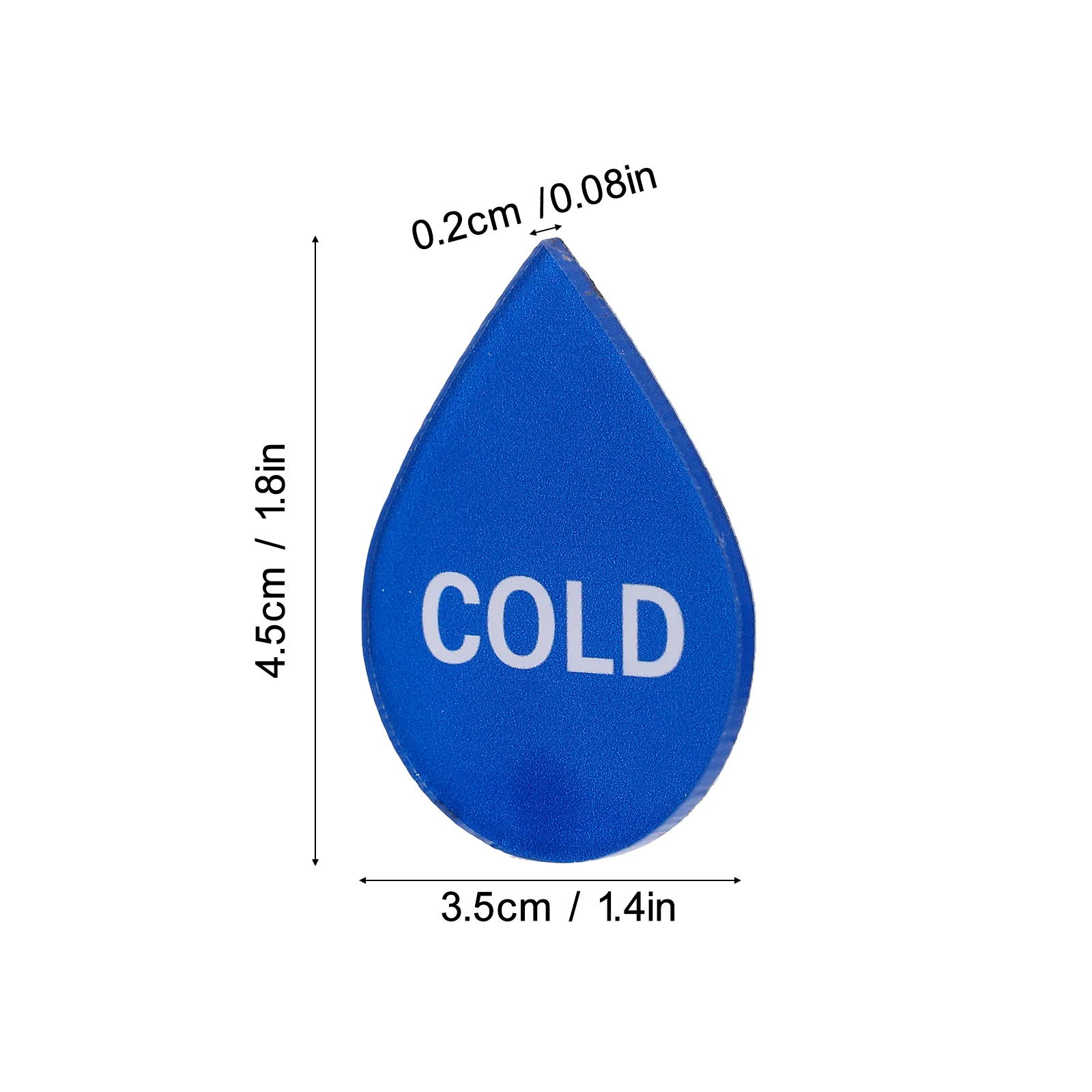 6 Pairs Hot and Cold Water Labels Indicator Pipes Sticker Lucky Envelope Stickers Warmer Kitchen Function Compatible Signs