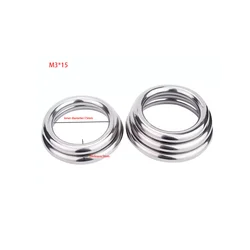 304 STAINLESS STEEL SEAMLESS CIRCULAR RING O-RING SOLID RING YOGA CONNECTION SEAMLESS STEEL RING M3-M8