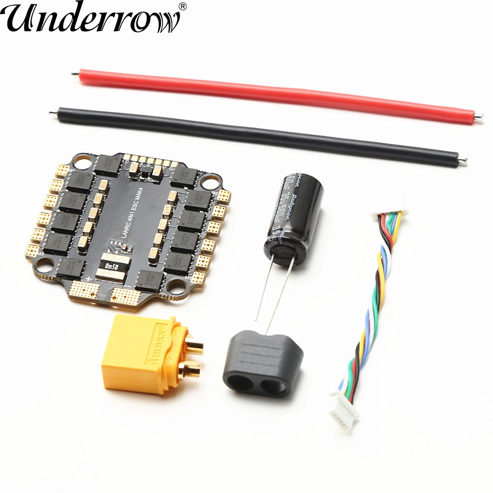 

BLHELI_S 30A 45A 60A 4 in 1 2-6S 3-6S Brushless ESC Support DShot300-600/Multishot/Oneshot/PMW For RC QAV250 FPV Racing Drone