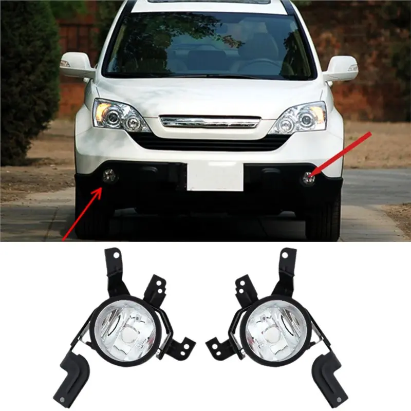 Car Front Fog Light Cover For Honda CRV 2007-2009 No Light Bulb Included 33951-SWA-H01 33901-SWA-H01