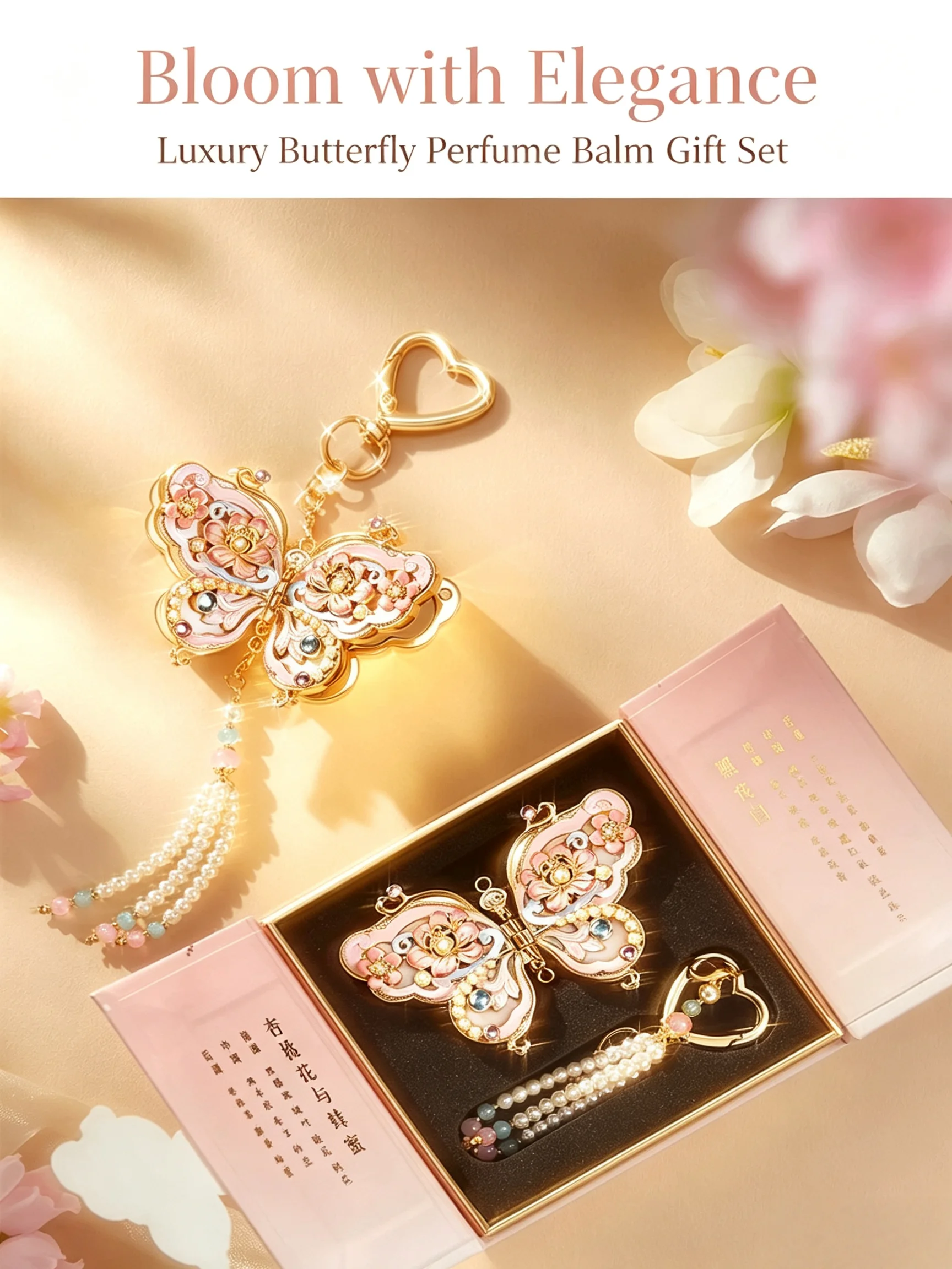 Çin Esintili Kelebek Desenli K - Perfume Fragrance Gift Set incelemesi ve fiyatı