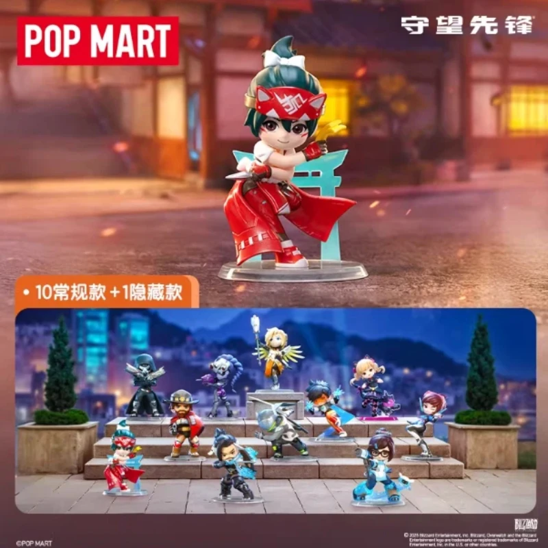 

Коллекционная фигурка Pop Mart Overwatch Play of the Game Series в слепой коробке, настольное украшение, модная игрушка, подарок для фанатов