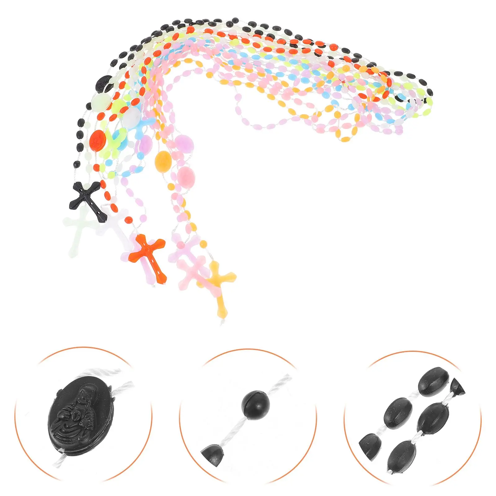 20 piezas que brilla en la oscuridad colgante luminoso de plástico joyería de moda para mujeres hombres lindo pequeño encanto juguete