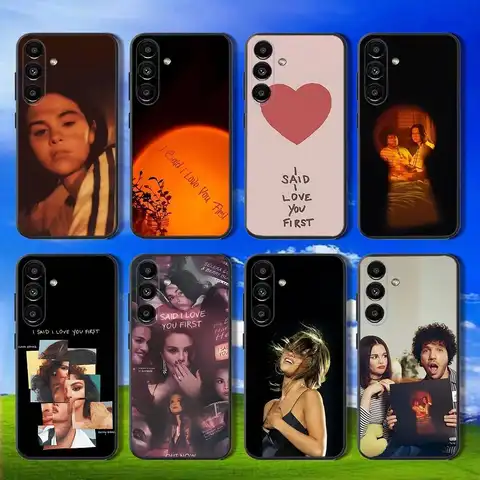Selena Gomez eu disse que você ama primeira capa de telefone para Samsung Galaxy A13, A21s, A22, A31, A32, A52, A53, A71, A80, Soft Black Shell