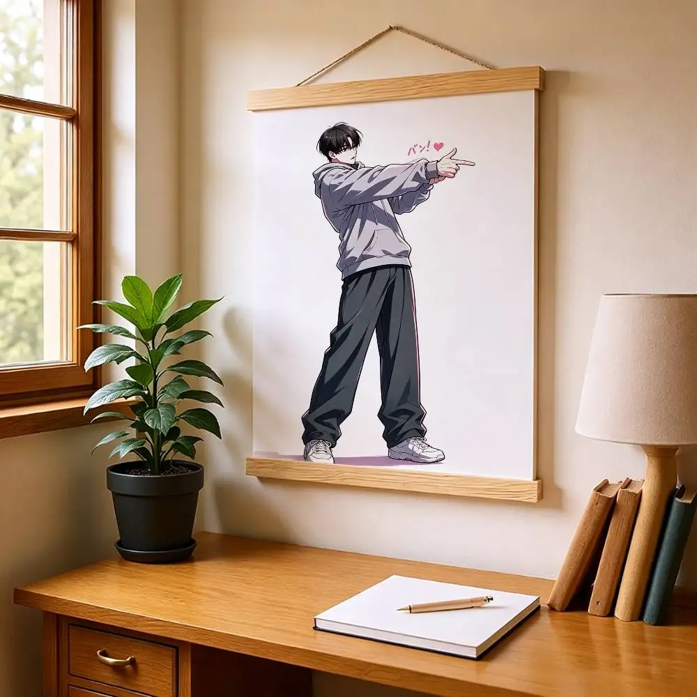 The H-Hunters gonna lay low Manhwa  Poster HD Self Adhesive Waterproof Wall Art Ideal for Home Office Dorm Gift Customizable