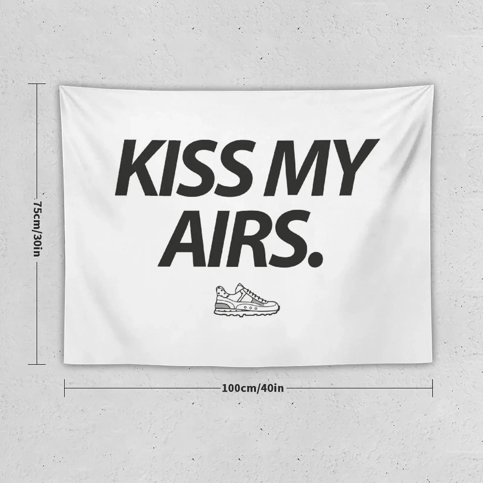 Kiss my airs Tapestry Room Decore Aesthetic Room Decorations Home Decorations Aesthetic Custom Tapestry