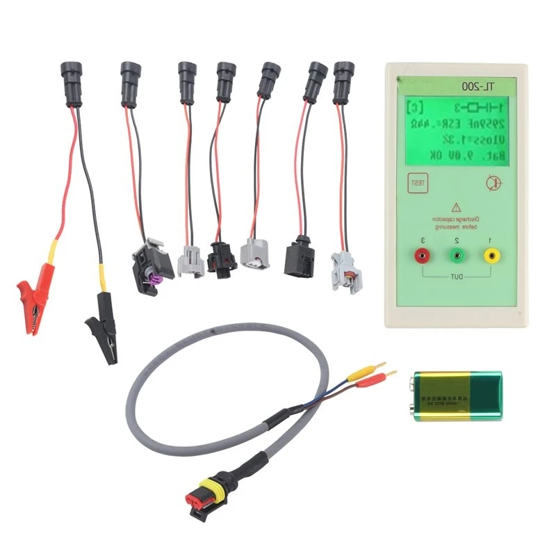 [NEW!A47U】 TL-200 CRIN Diesel Common Rail Injector Piezo Tester TR LCR ESR Resistance Capacitance Inductance Functionality