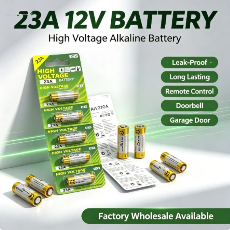 5-30Pcs A23 12V Alkaline Battery 23A MN21 MS21 V23GA L1028 Non-Rechargeable Dry Cell for Doorbell Garage Remote Control Alarm