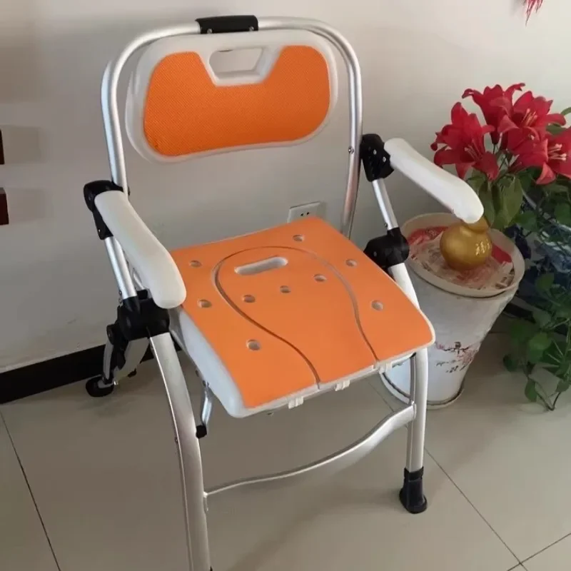 Portable Chair Protector Feet Grips Ergonomic Shower Chair Bathroom Shower Bench Sgabello Pieghevole Portatile Home Furniture