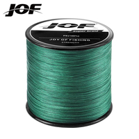 JOF Braided Line 4X 300/500/1000m 9 Color All for Fishing Line MaxDrag 82LB Multifilament PE Line for Saltwater Sea Fishing