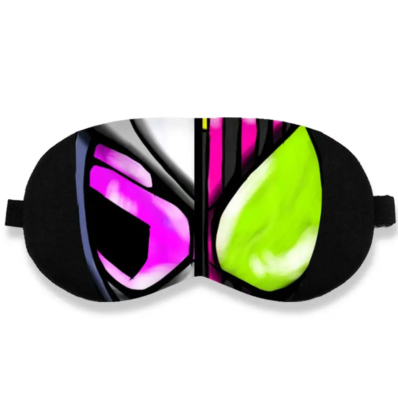 قناع عين محيطي من كامين رايدر أنيمي شخصية إبداعية عالية المظهر تظليل خفيف يسمح بمرور الهواء للرجال والنساء ينام فقط