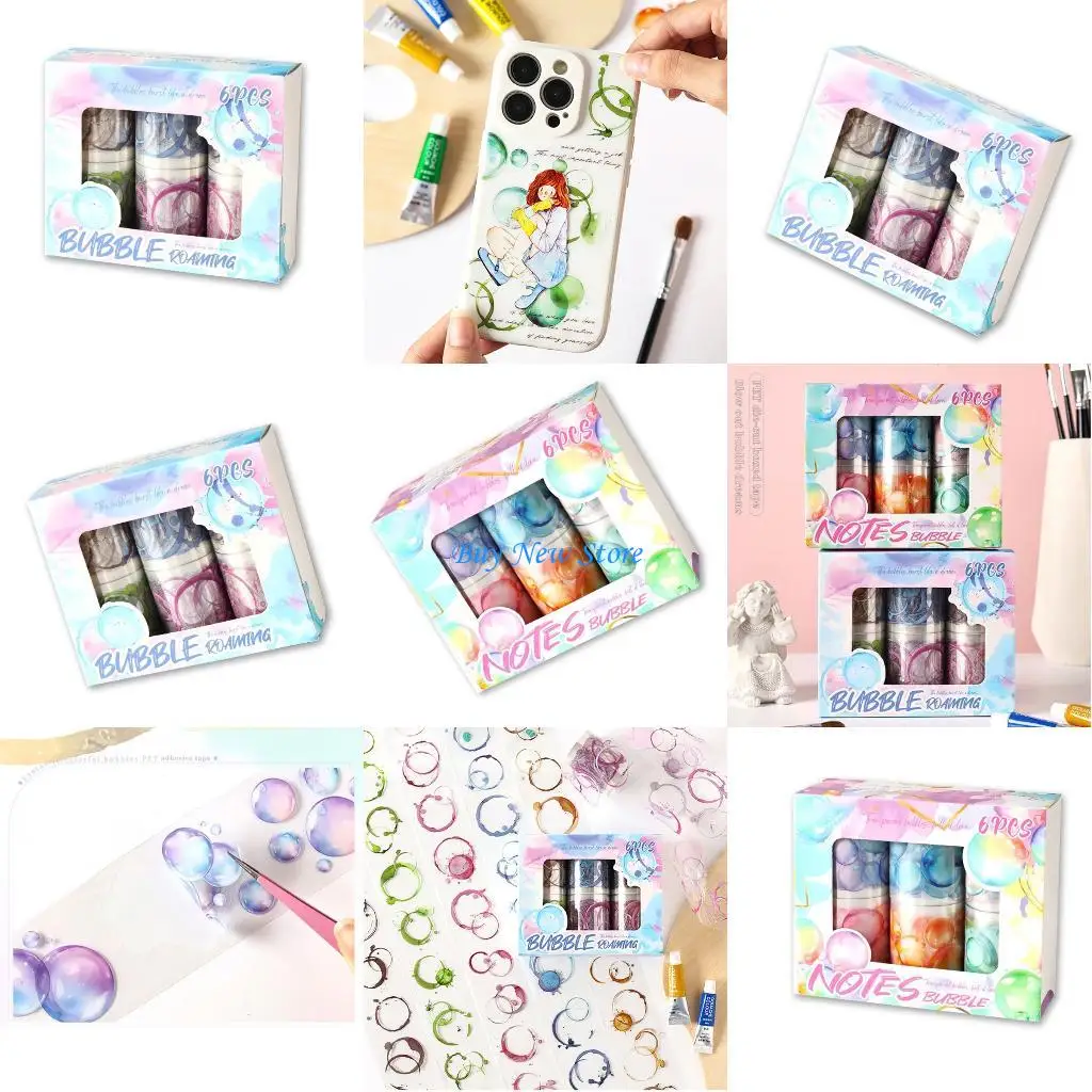 

20CE ResidueFree Removable Adhesive Craft Tape Ecological Friendly DIY Art Supplies