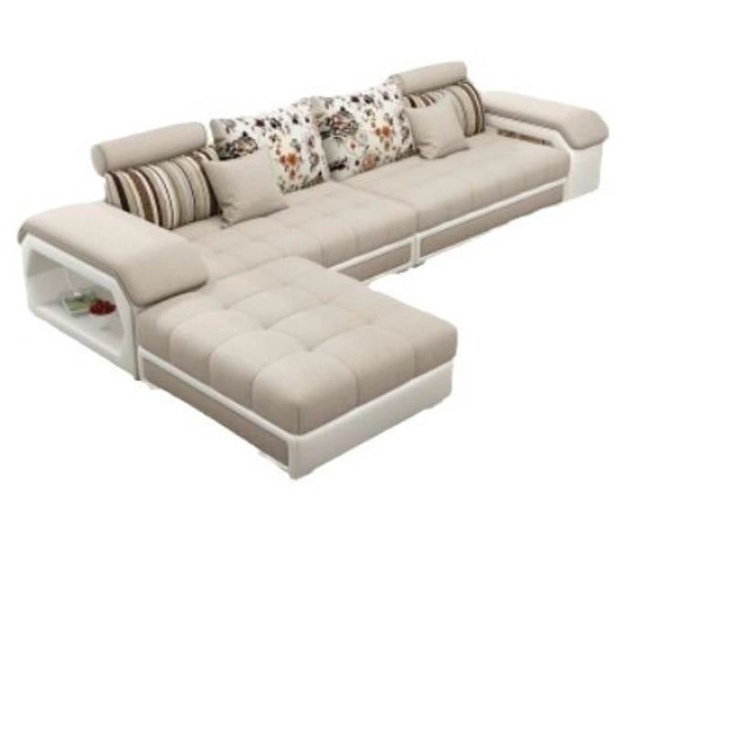 

New sofa leather cloth sofa