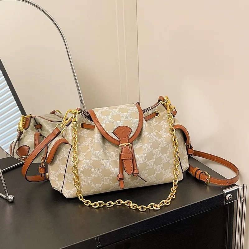 

2025 Classic Monogram Chain Bag - Premium Underarm Purse, Crossbody/Shoulder Wear, Elegant & Timeless Design