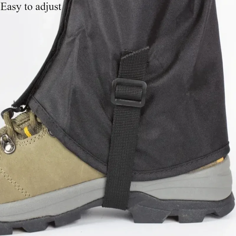 جراميق مقاوم للماء قابل للتعديل، غطاء ثلج خارجي لحماية تسلق الجبال والمشي لمسافات طويلة لحماية الحشرات والثلج والرمال