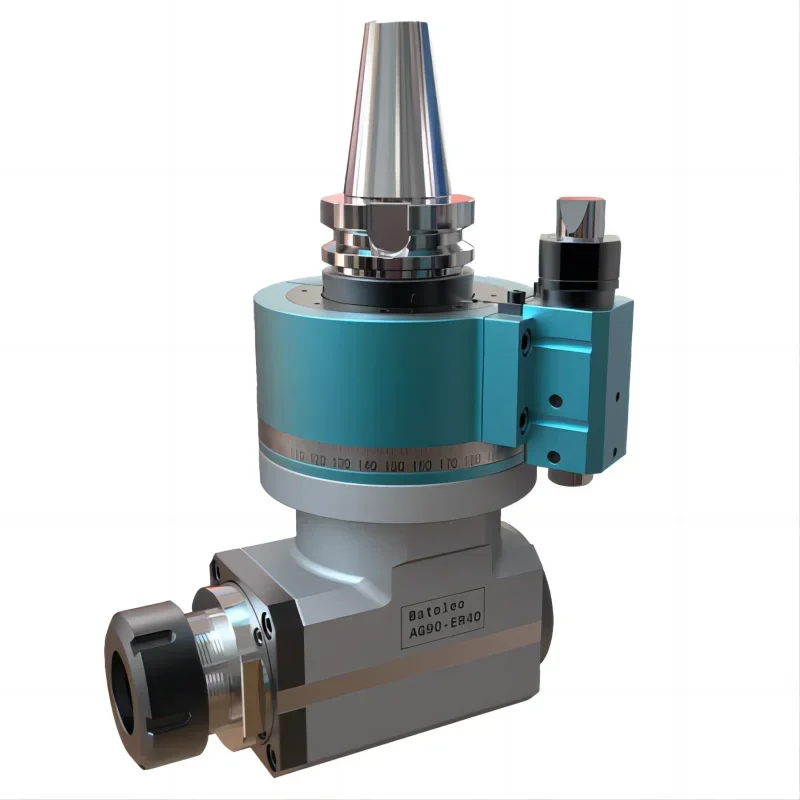 

BT40-AG90-ER25-50 BT Angle Head Boring Tool Positioning Key and Connecting Disk for HSK/SK/KM/CAT/NT Holder in Machine