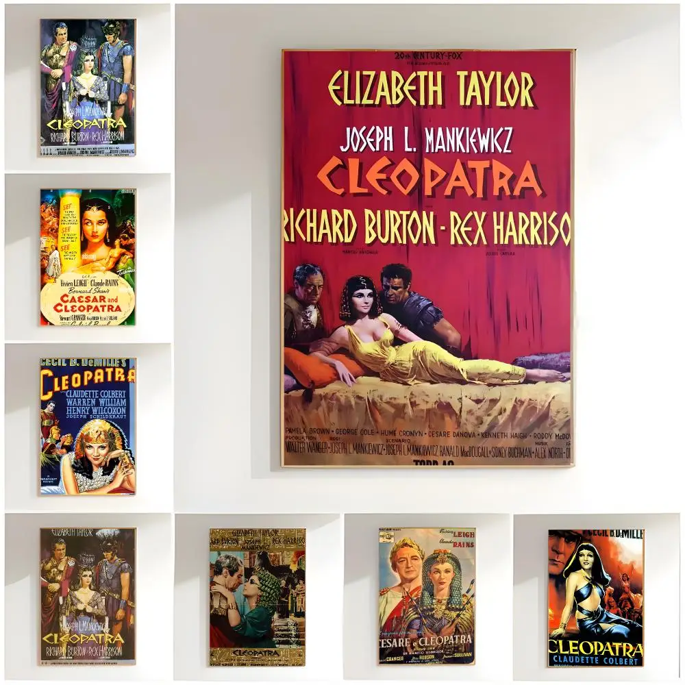 historical epic c-cleopatra Poster Classic Wall Art  Home Decor  Peel and Stick Unframed