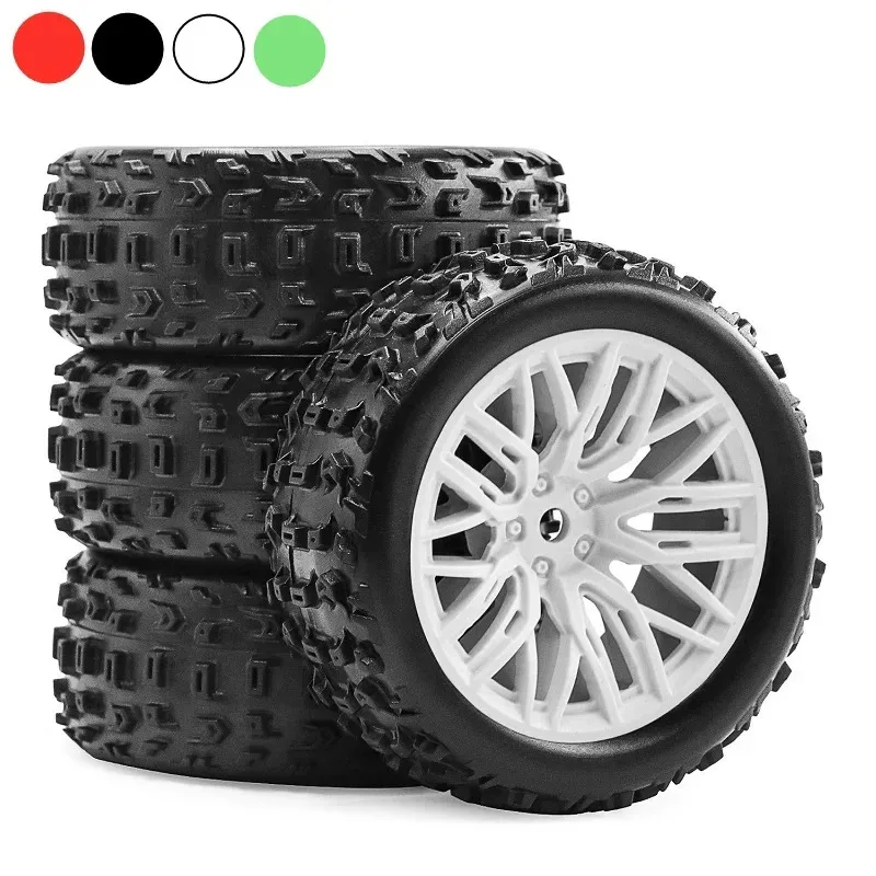 

4 шт., масштаб 1/18, 69 мм, резиновые шины, 12 мм, шестигранник для Arrma Typhon Grom 2S, аксессуары для обновления радиоуправляемого автомобиля