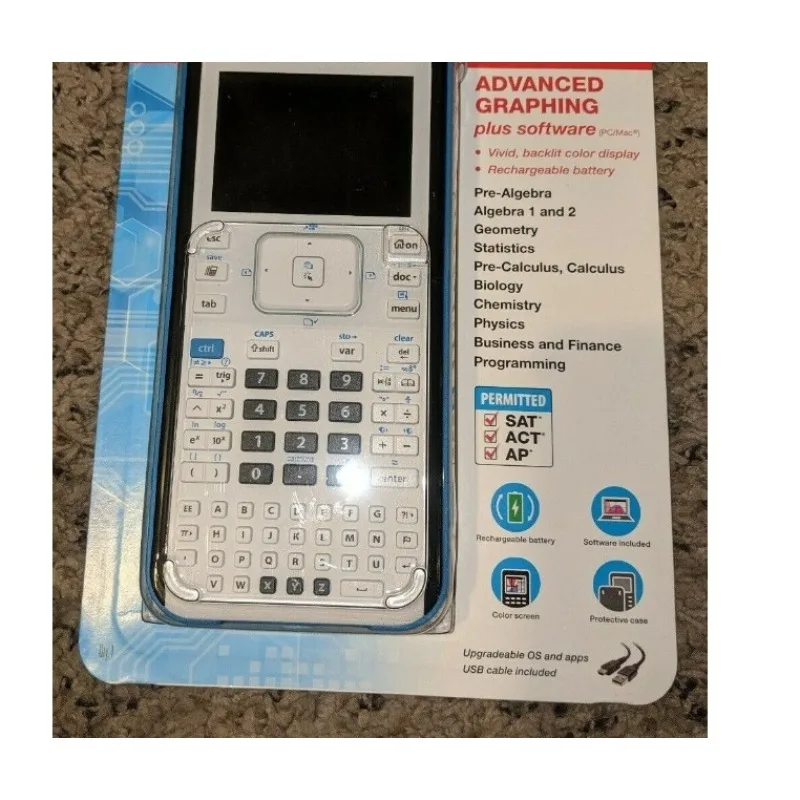 TI-nspire CX II Color Screen Graphics Calculator SAT/AP/IB Sealed (2025 New Package)
