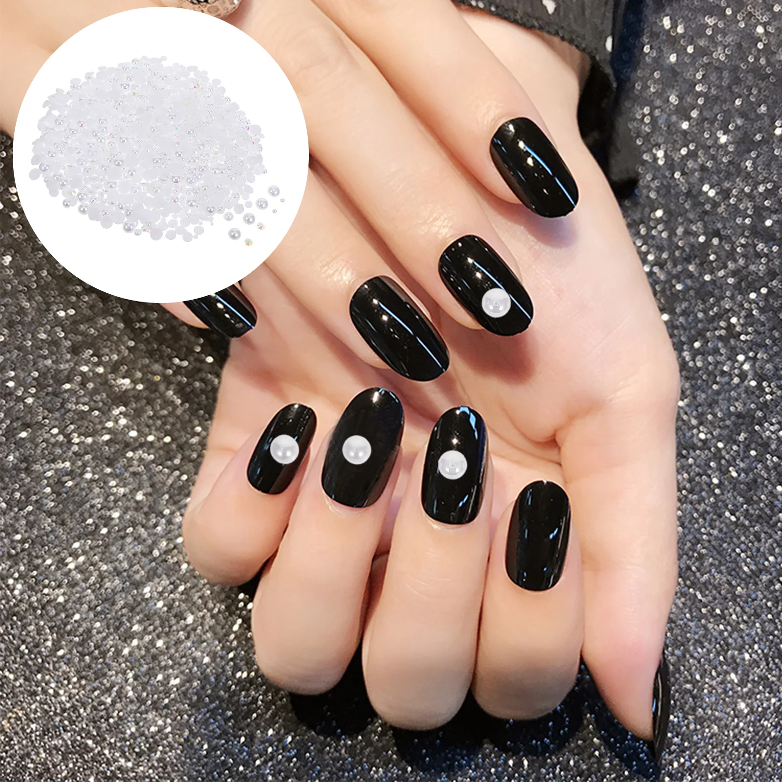 

Pearl Resin Rhinestones Flatback Half Round Decorative Pearls Craft Supplies Phone Case Shoe Clothes Nail Art Embellishments