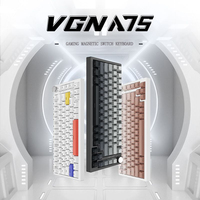 VGN A75 Magnetic Switch Mechanical Keyboard RT Wired Gaming Keyboard Low Delay Gasket Hot Swap PC Accessory Valorant Gamer Gifts