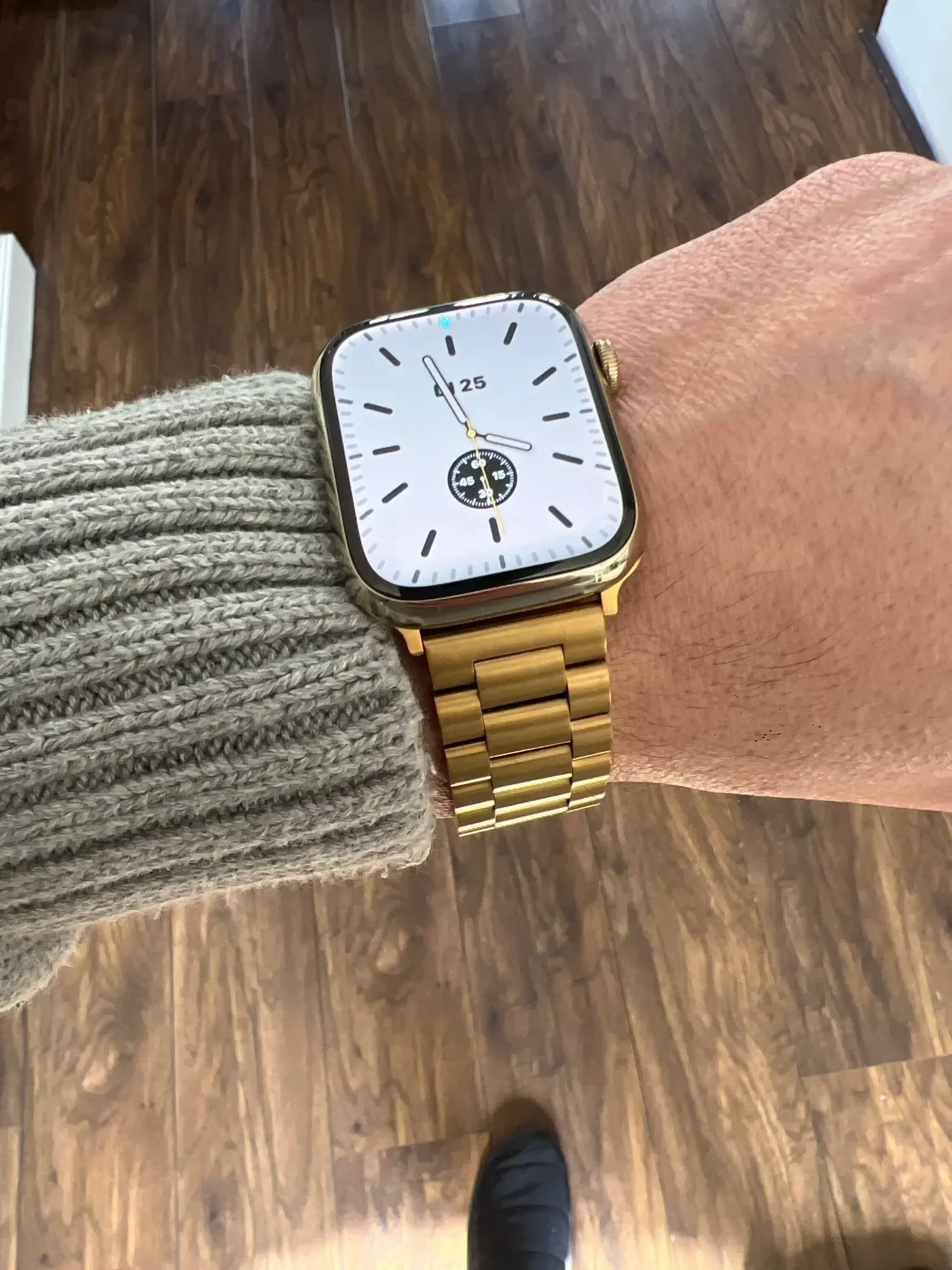 애플 워치 스트랩용 울트라 49mm 금속 팔찌, 42mm 44mm 45mm 스테인레스 스틸 스트랩, 아이워치 시리즈 8 SE 7 6 5 액세서리 골드