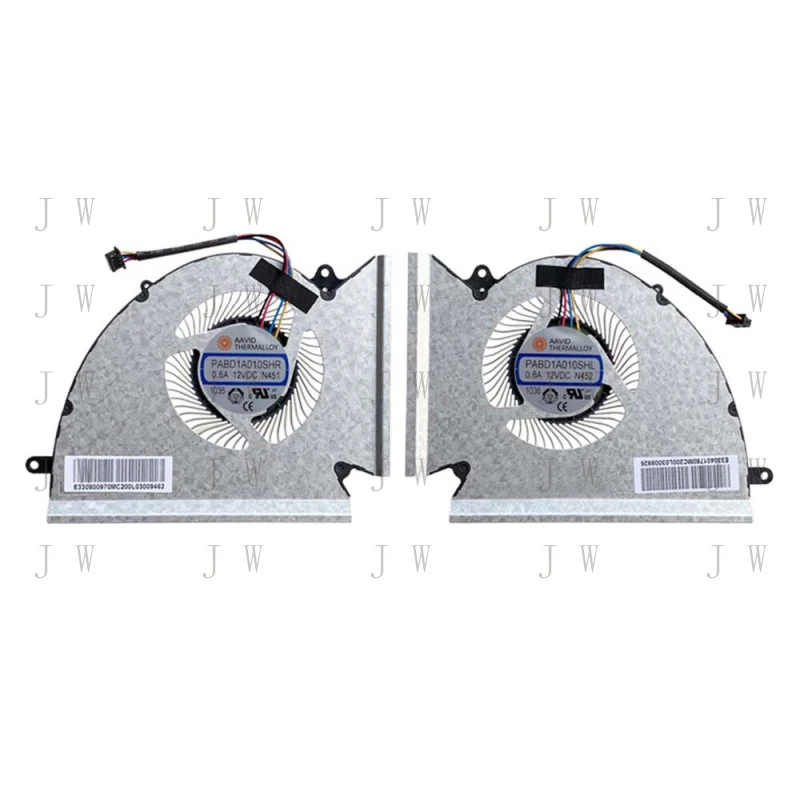 J    For MSI GE76 WE76 GP76 MS-17K3 17K2 17K1 CPU GPU Fan PABD1A010SHR N451/N452