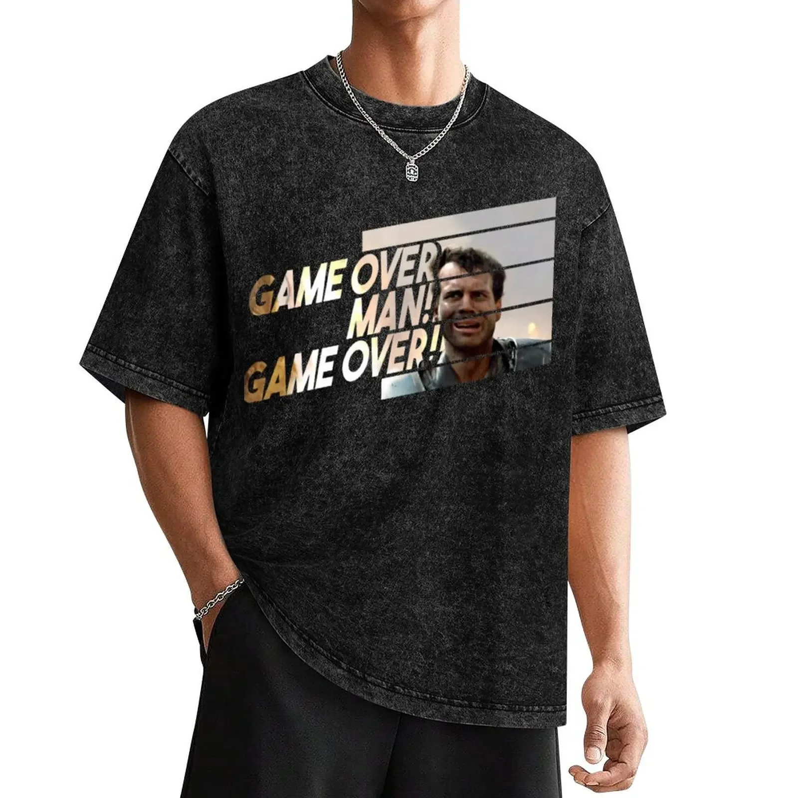 Private Hudson from Aliens Game Over Man! Game Over! Classic T-Shirt customs oversized t shirt summer tops mens tall t shirts