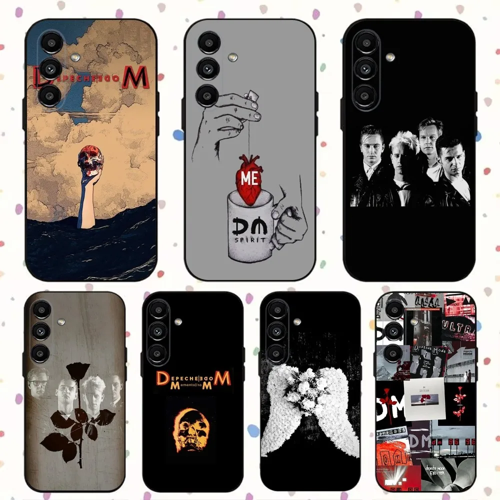 D-Depeche Mode Rock-S  Phone Case For Samsung S24,S21,S22,S23,S30,Ultra,S20,Plus,Fe,Lite,Note,10,9,5G Black Soft Cover